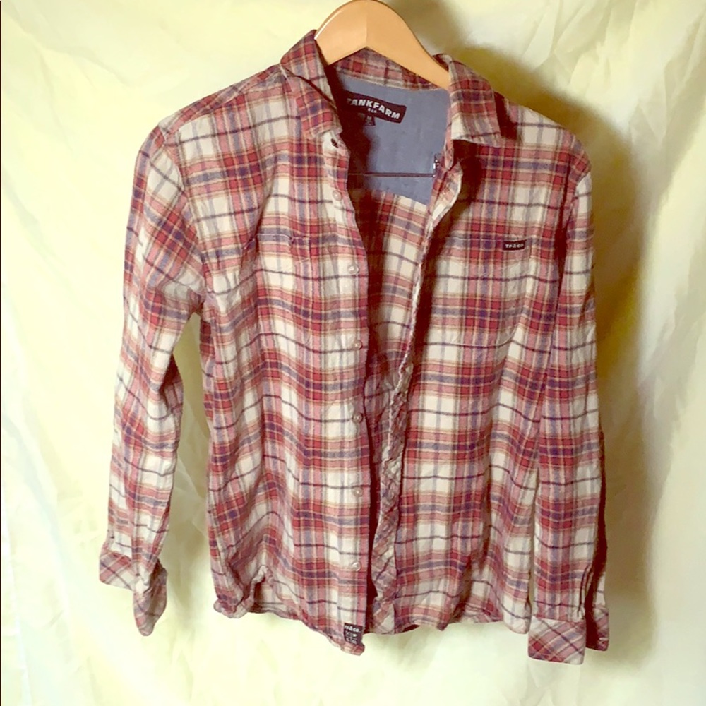 Plaid flannel shirt